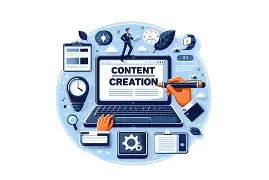 Content creator filming branded video
